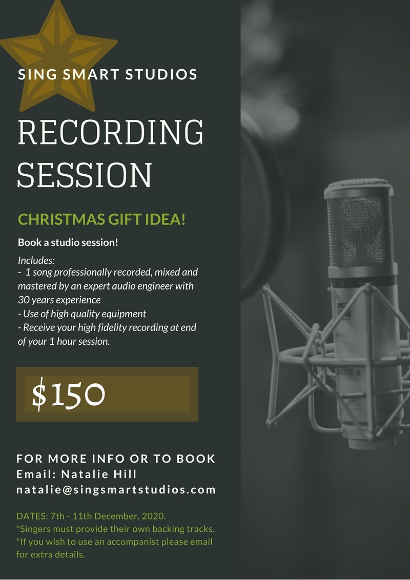 RECORDING SESSIONS NOW AVAILABLE!