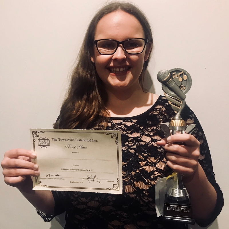 ​Another win for this girl in Townsville's 2019 Eisteddfod!